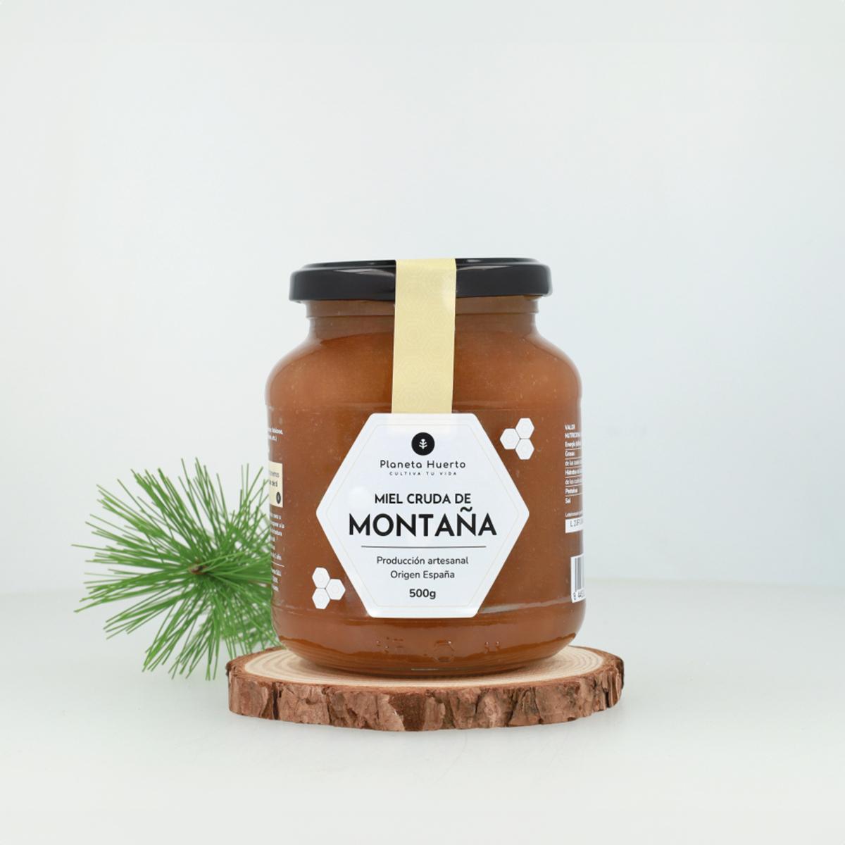 Miel cru de montagne Planeta Huerto 500 g