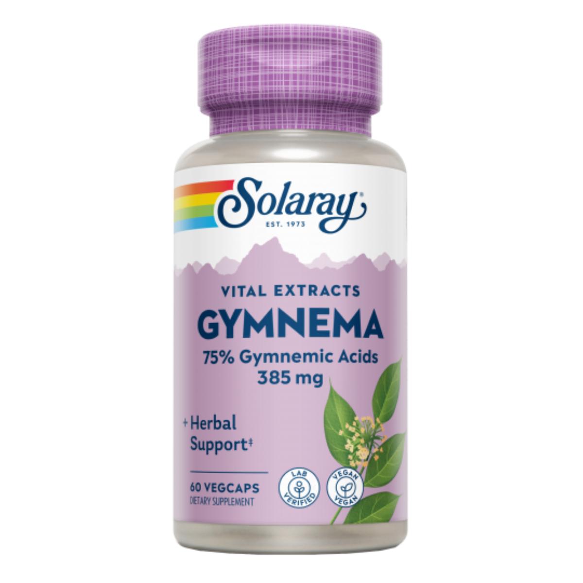 Gymnema 385 mg Solaray, 60 kapsułek
