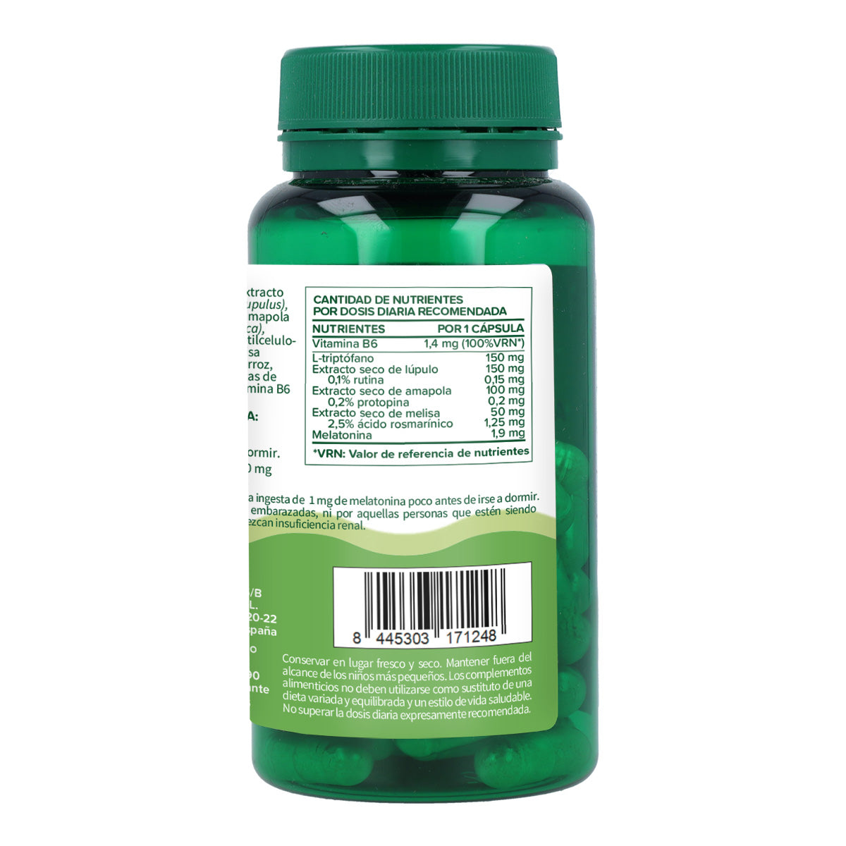 Melatonina complex Planeta Huerto 60 kaps