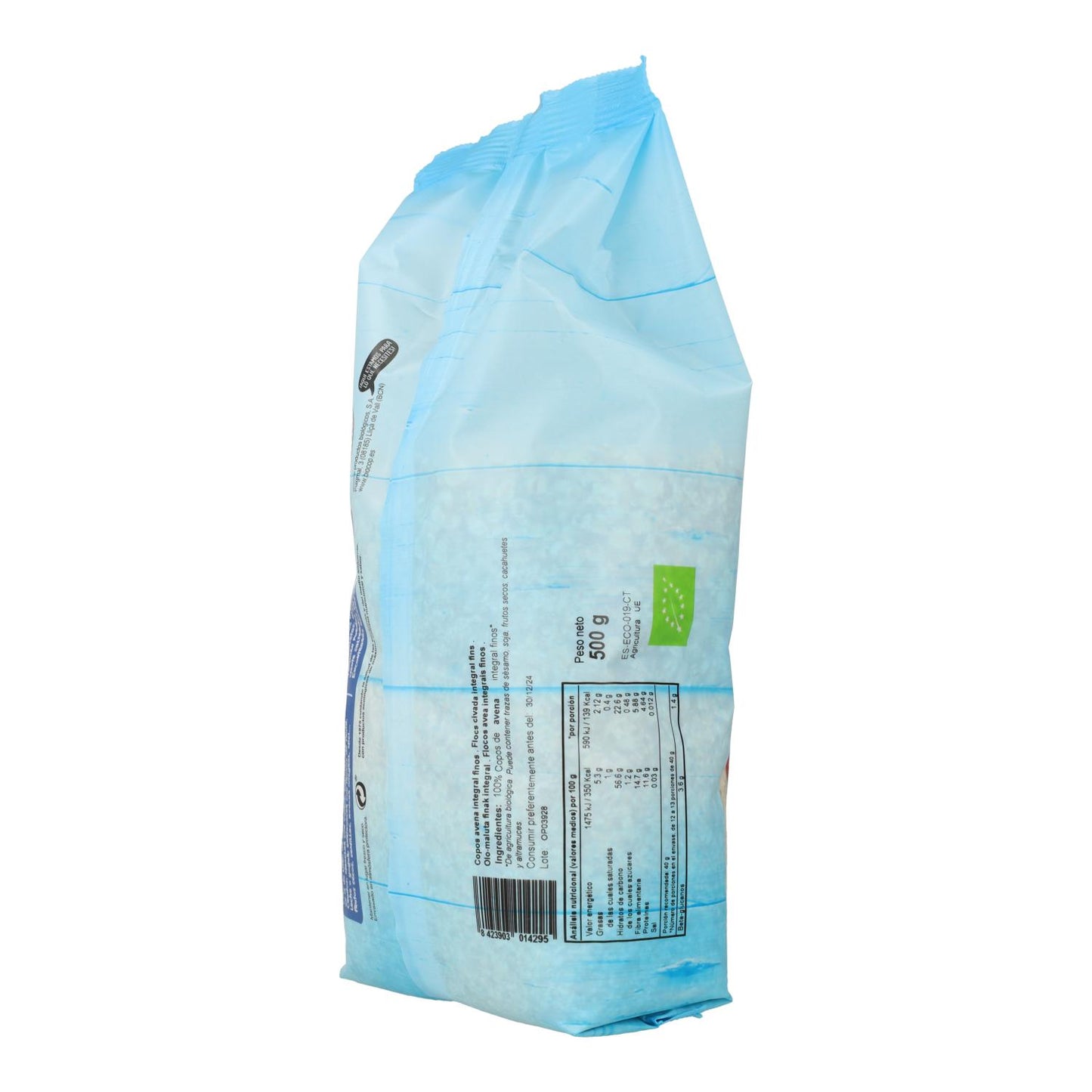 Fina ekologiska fullkornsflingor Biocop 500 g