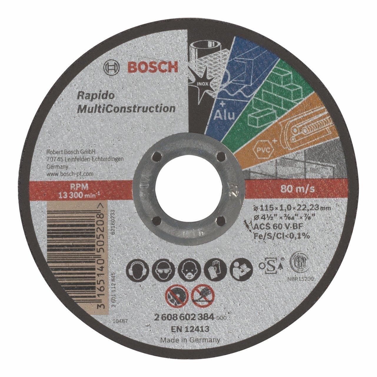 115 mm multi-material cutting disc