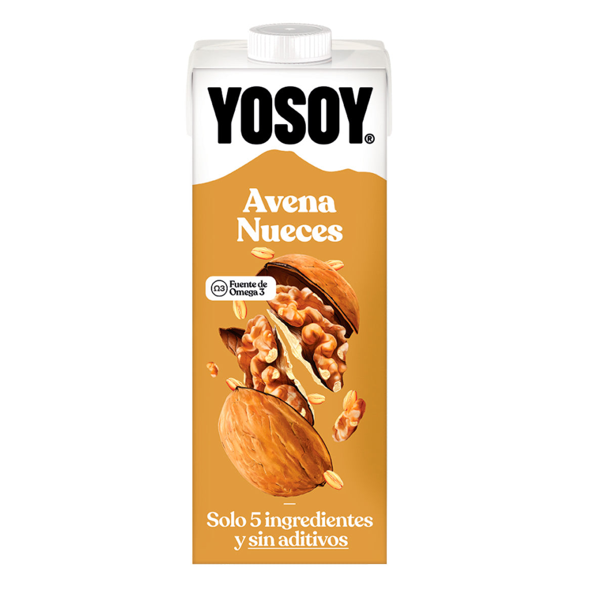 Lot de 6 bouteilles de boisson à l'avoine et aux noix YOSOY de 1 L