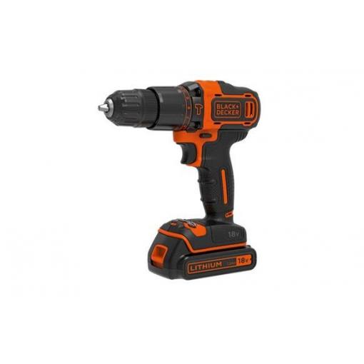 Wiertarka udarowa 18 V + uchwyt wiertarski 10 mm BLACK+DECKER