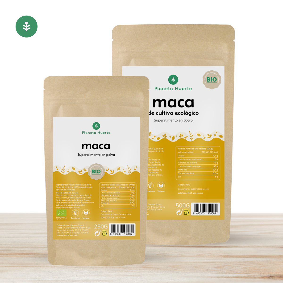 Macapoeder ECO Planeta Huerto
