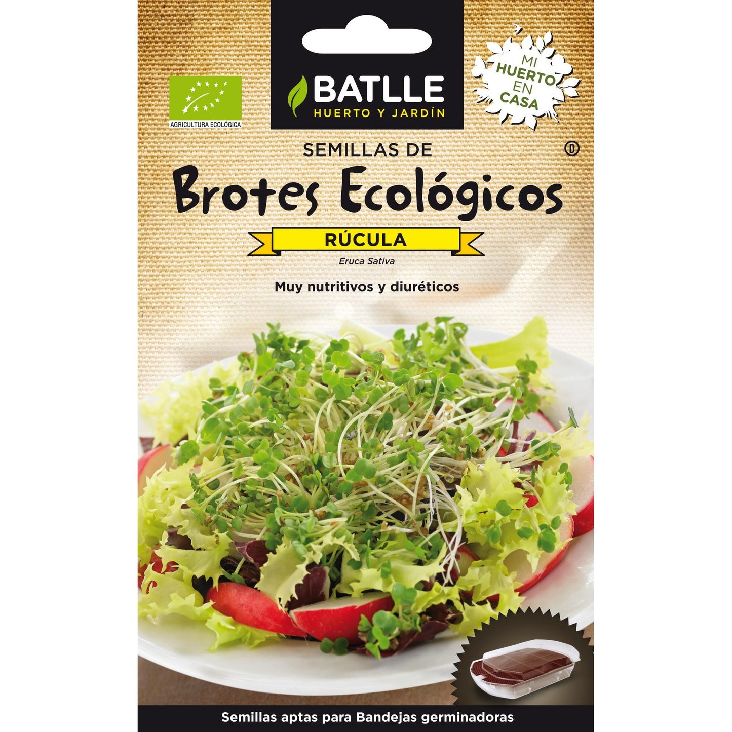 Bio-Rucola-Samen für Sprossen von Batlle