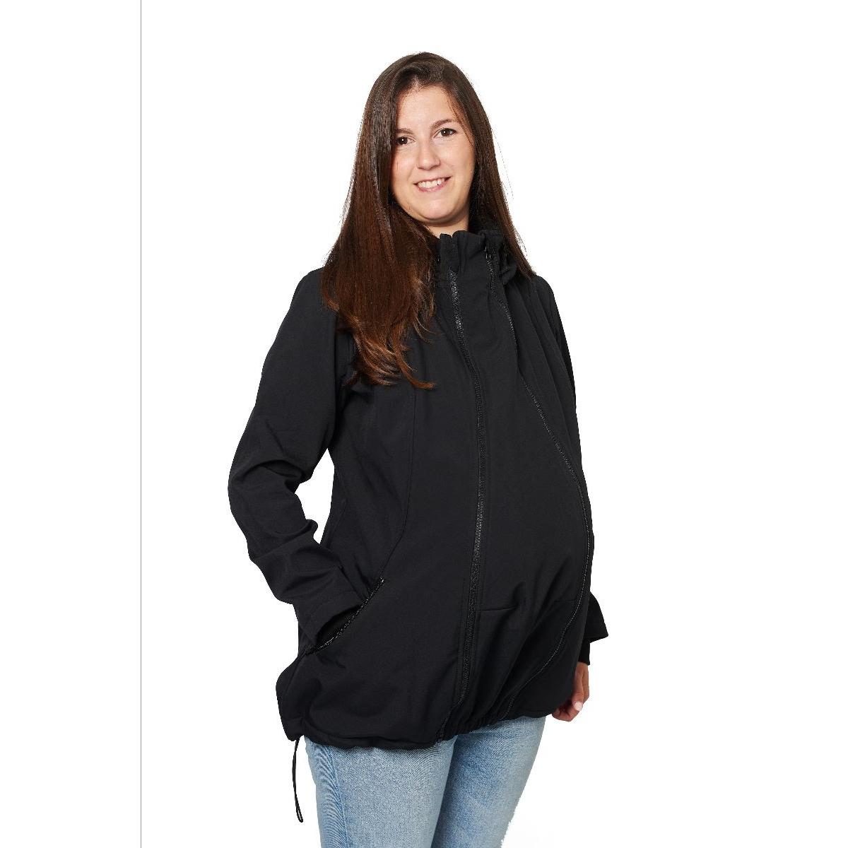 Manteau de portage 4 en 1 Momawo Noir Kangura taille XL