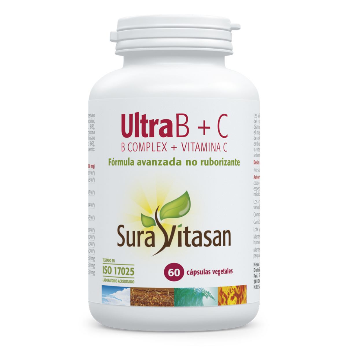 Ultra B Complex + C Sura Vitasan 60 gélules