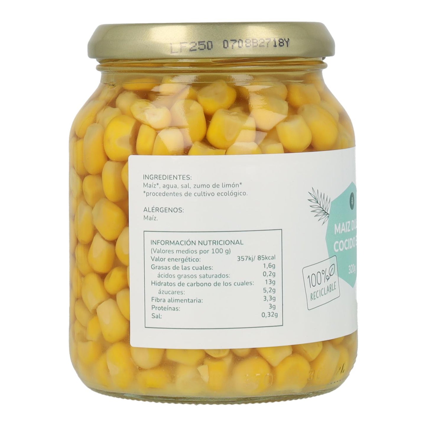 Suikermaïs ECO Planeta Huerto 340 g