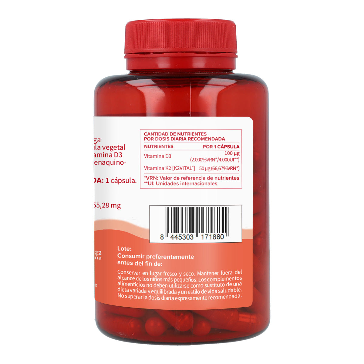 Vitamina D3 e K2 (Mk7) Planeta Huerto 90 Capsule