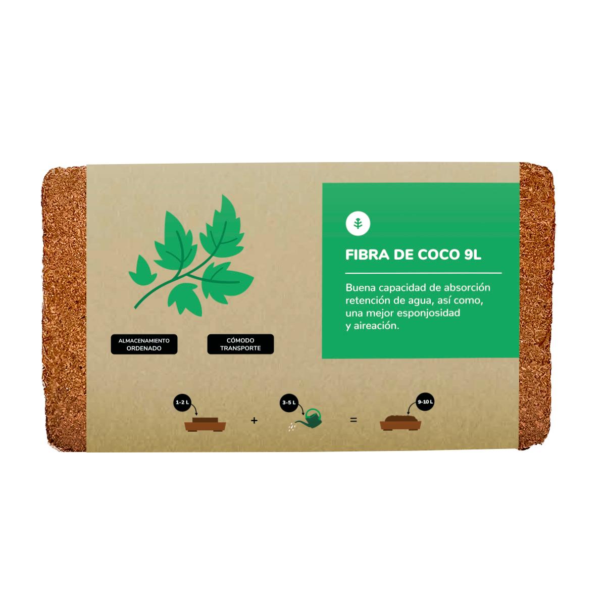 Confezione 2xSubstrato di fibra di cocco Garden Planet 70 litri