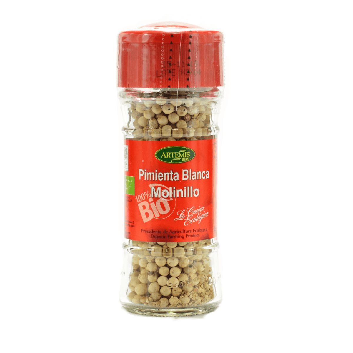 Poivre blanc moulu Artemis, 40 g