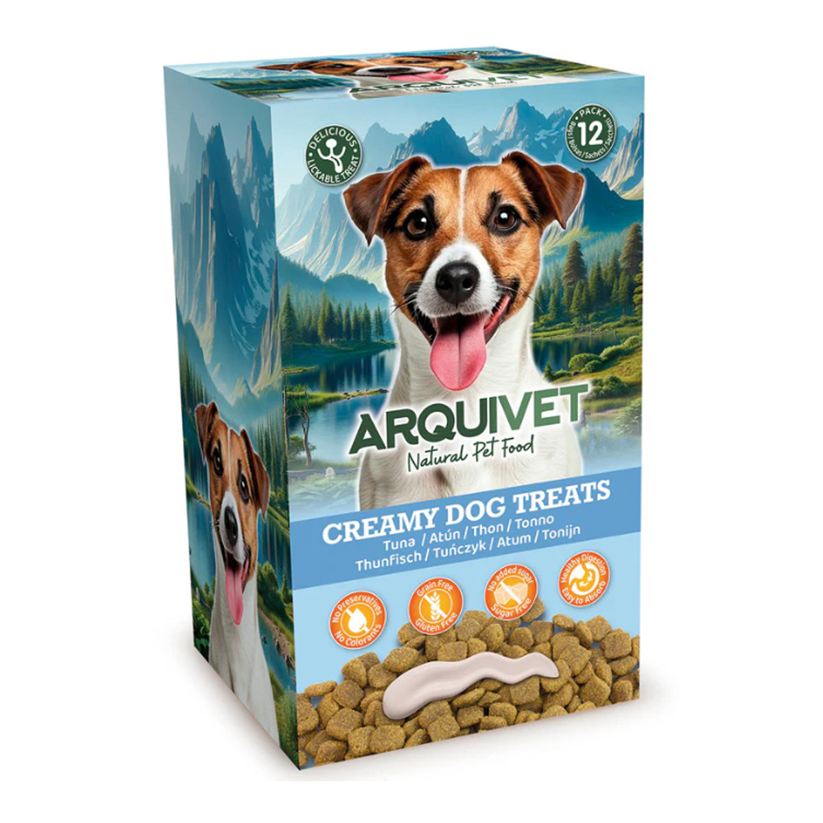 Creamy Chicken Dog Snack Arquivet (5 sachets of 15g)
