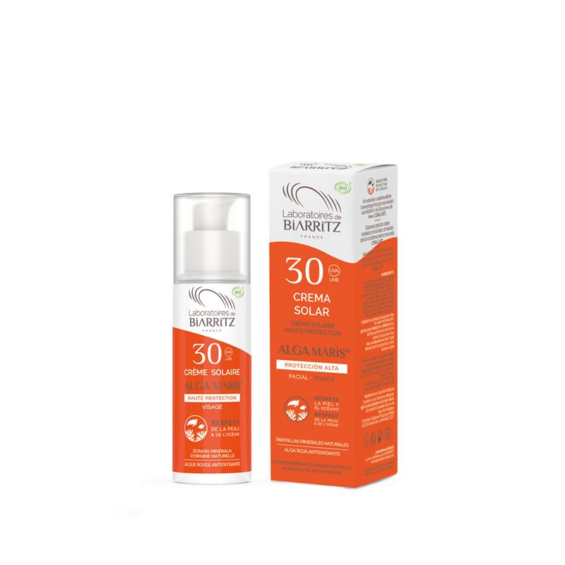 Zonnecrème voor het gezicht SPF 30 Alga Maris 50 ml