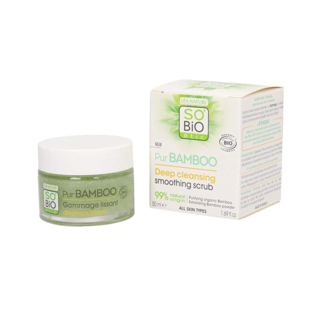 So'Bio étic pur bamboo deep cleansing smoothing scrub 50 ml