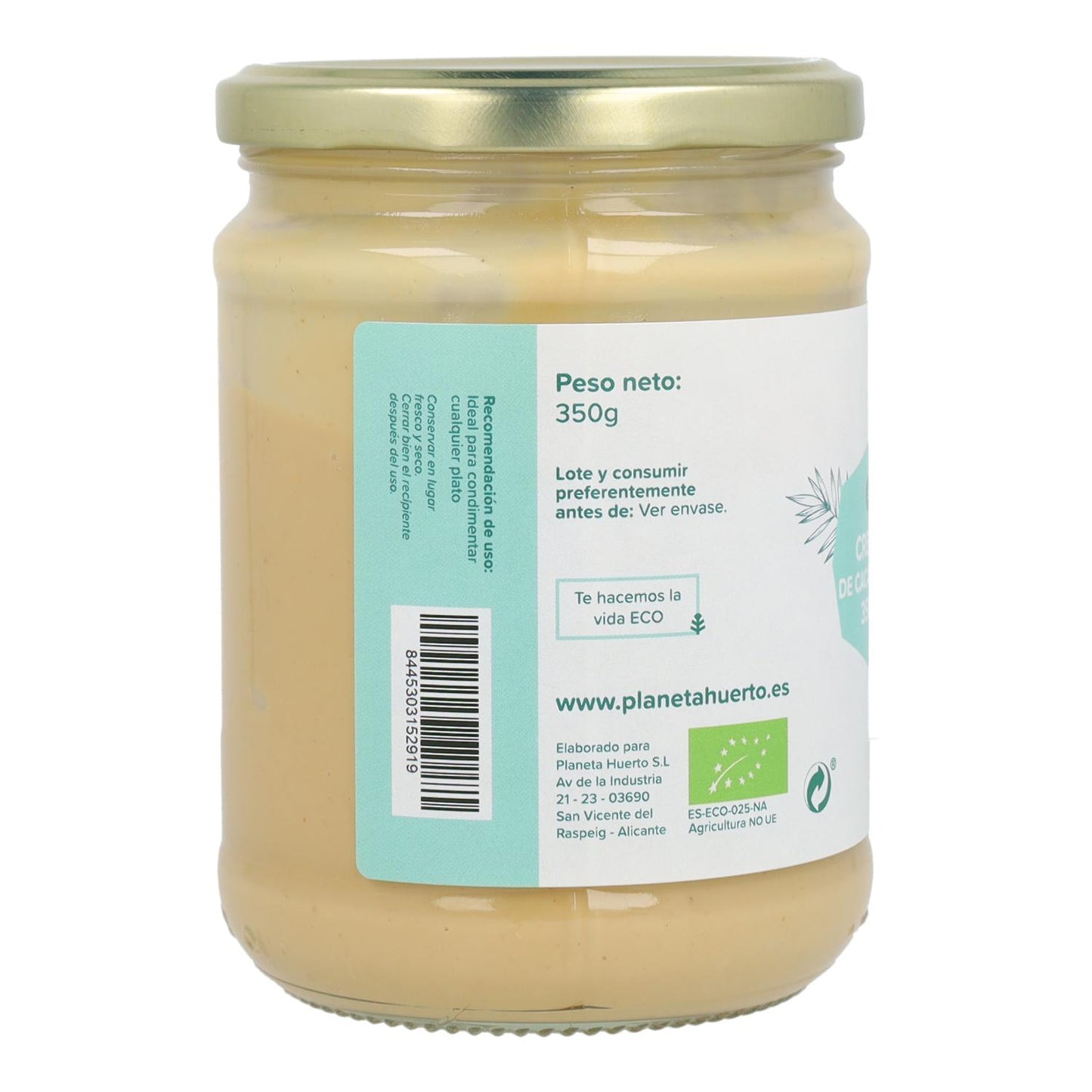 Crème de cacahuètes ECO Planeta Huerto
