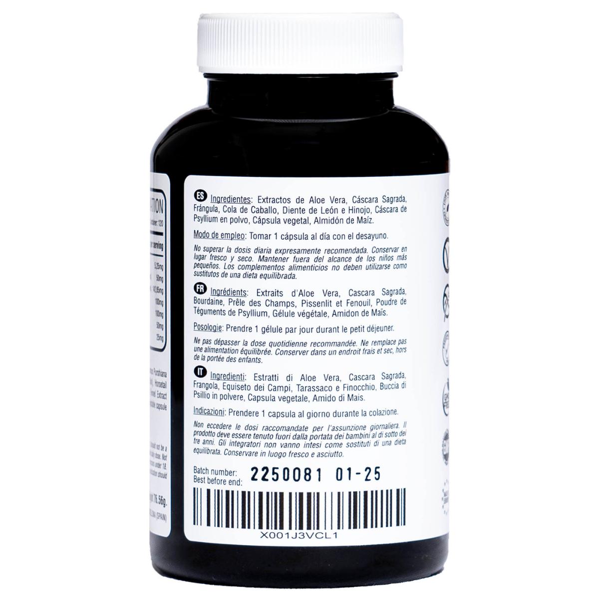 Aloe vera detox 120 vegan capsules Hivital