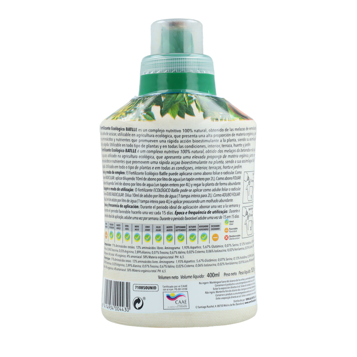 Fertilizante Ecológico Universal Batlle 400 ml