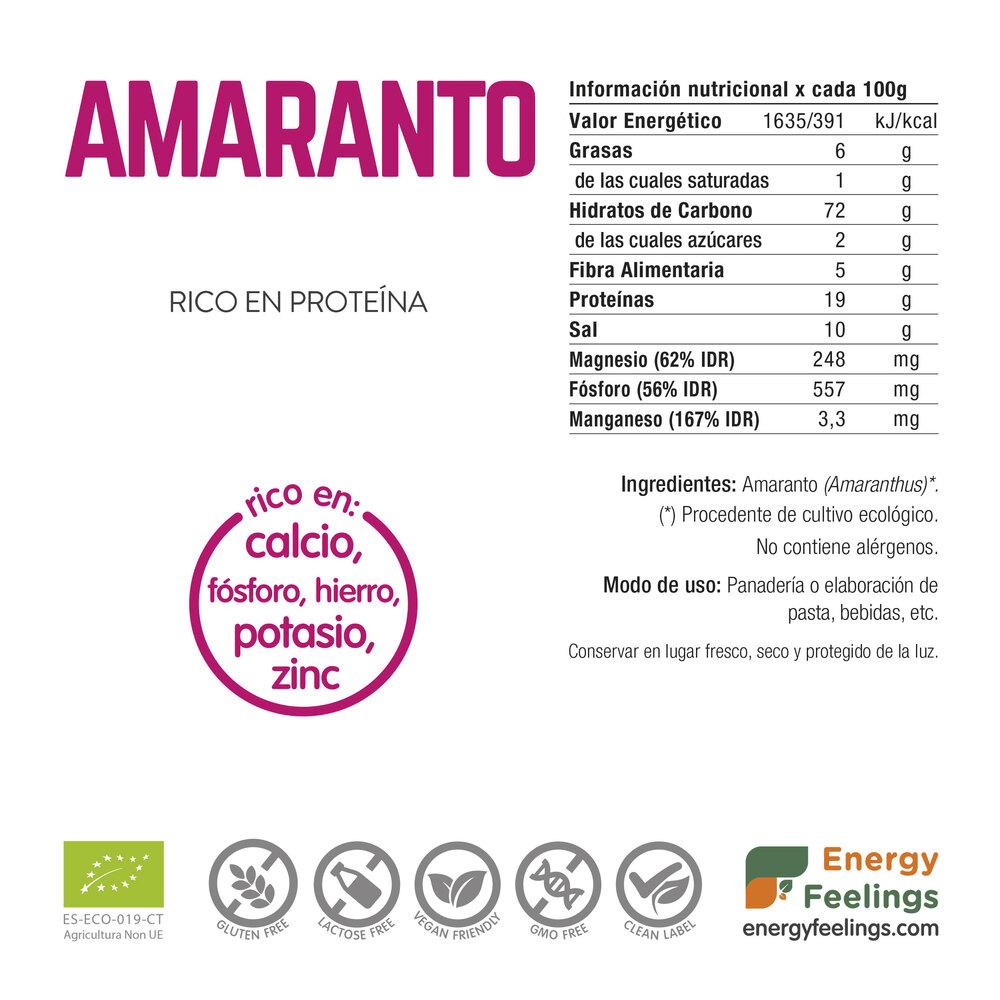 AMARANTO ECO geschälte Körner: (1 kg) XXL-Packung