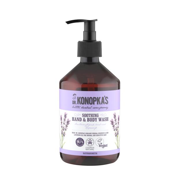 Beruhigende Hand- und Körperseife von Dr. Konopka'S 500 ml