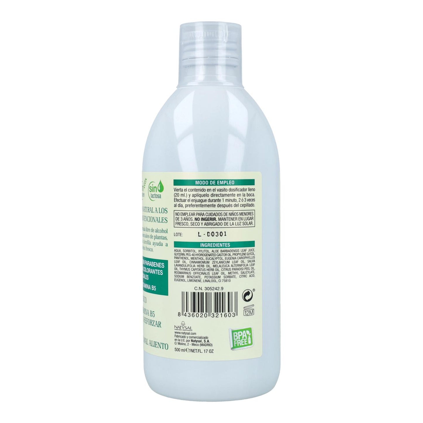 Mundwasser Herbal Nature Natysal 500 ml
