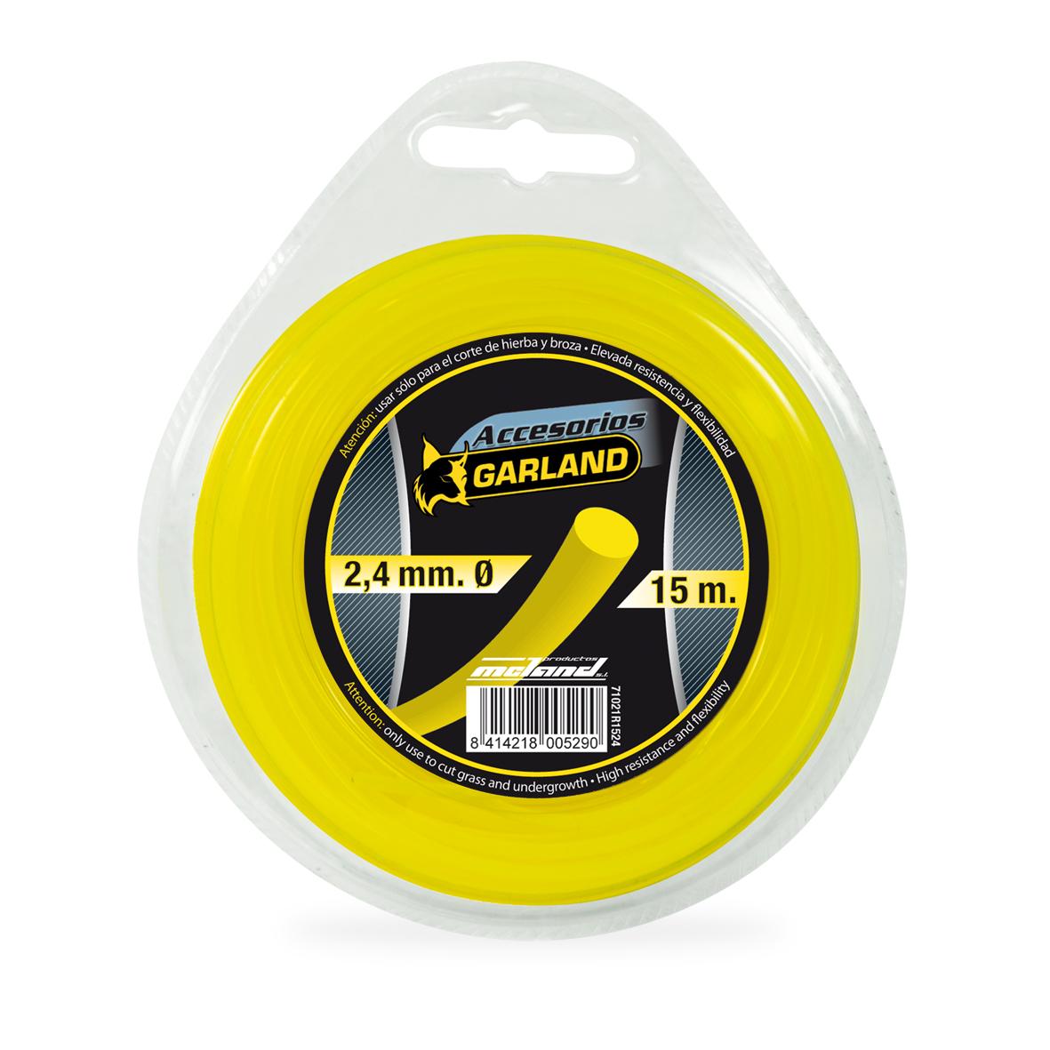 Garland 15 m 2.4 mm round nylon thread dispenser