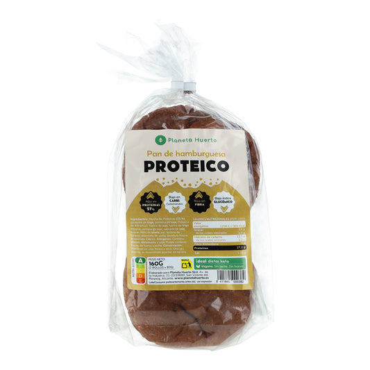 Pain hamburger protéiné Planeta Huerto, 2 x 80 grammes