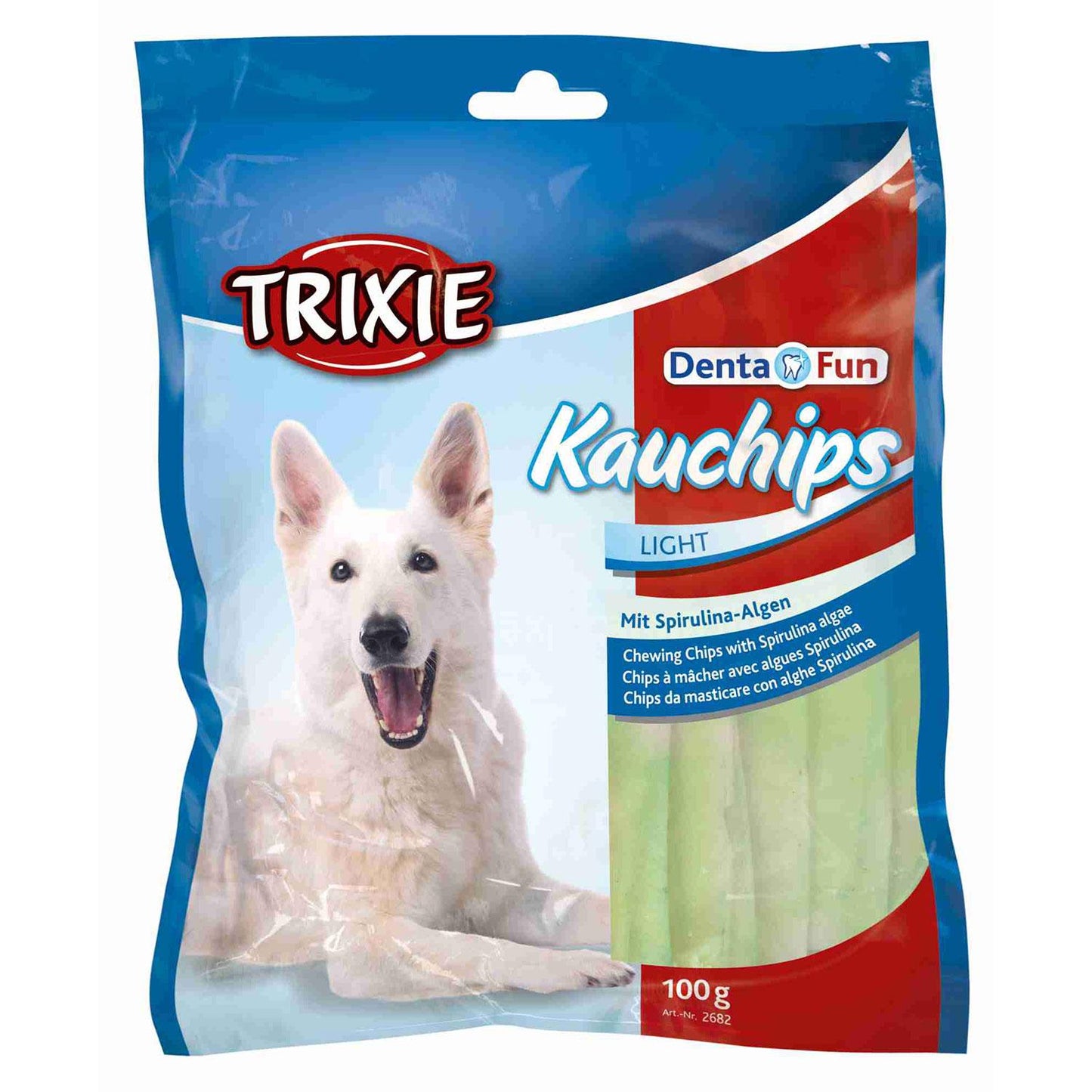 Trixie Chips masticabili con spirulina Denta Fun Light Trixie 100 g