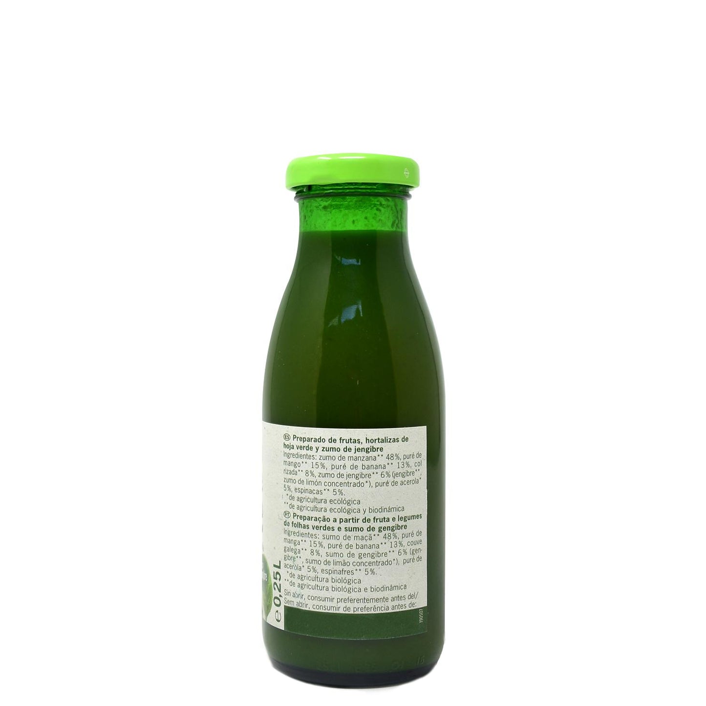 Grüner Smoothie mit Mango, Grünkohl und Spinat Voelkel 250ml