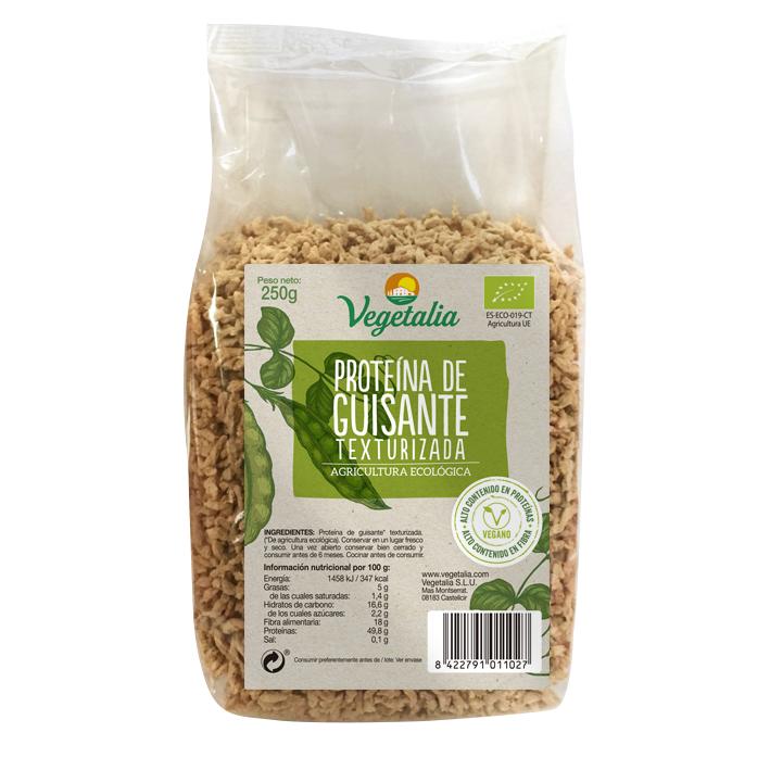 12-pack texturerat ärtprotein Vegetalia 250 g