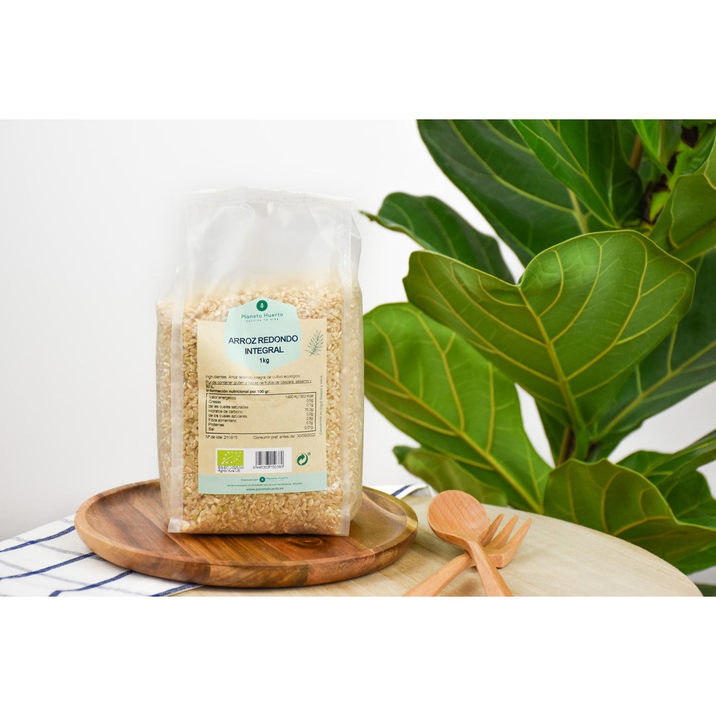 Riso integrale tondo ECO Planeta Huerto 1 kg