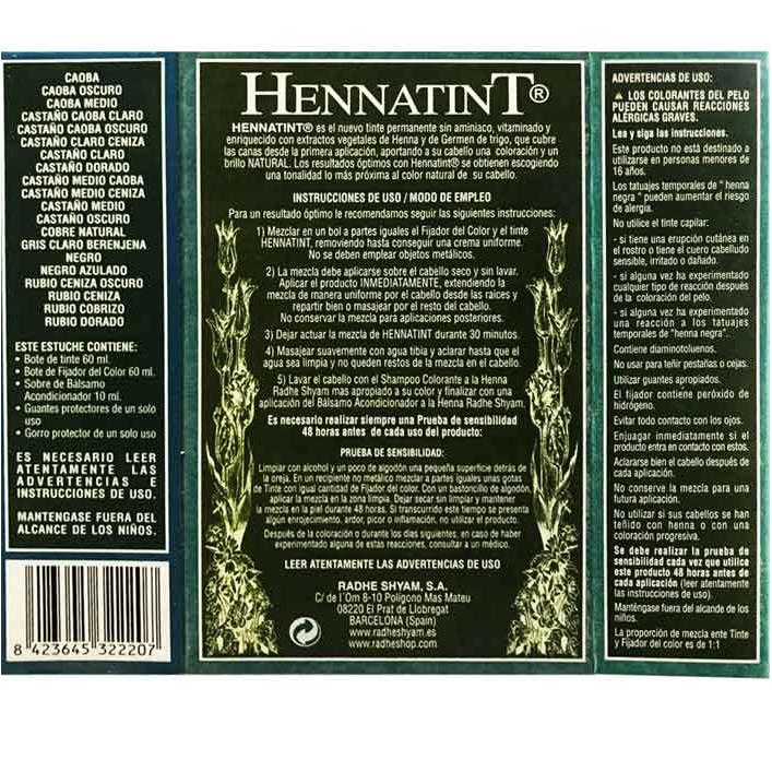 Hennatint Grigio chiaro Melanzana 120 ml Radhe