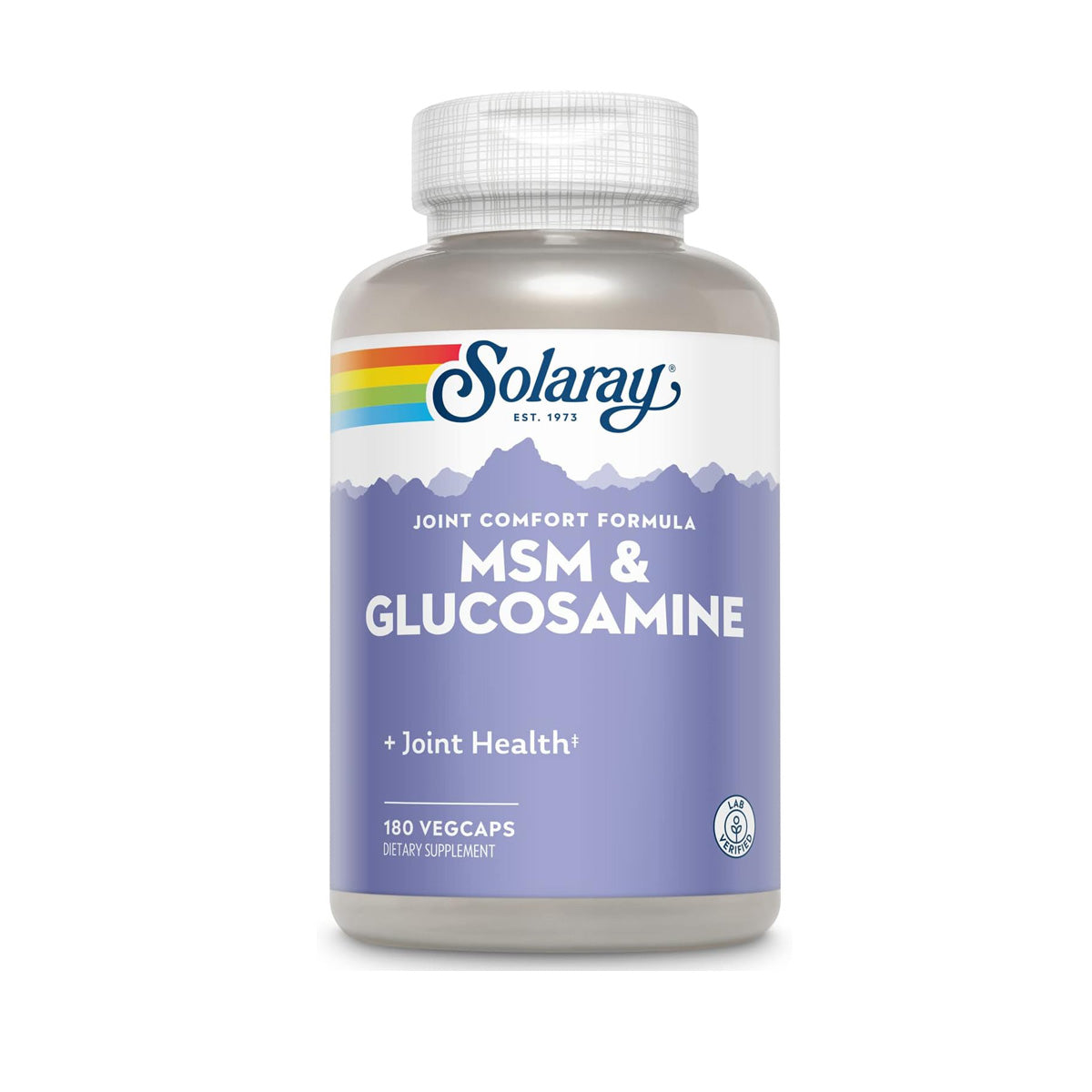 Big MSM & Glucosamine, Solaray, 180 gélules végétaliennes