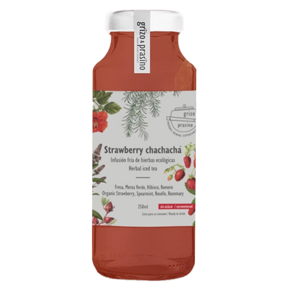 Infusion prête à boire Strawberry chachachá grizo & Prasino 250 ml