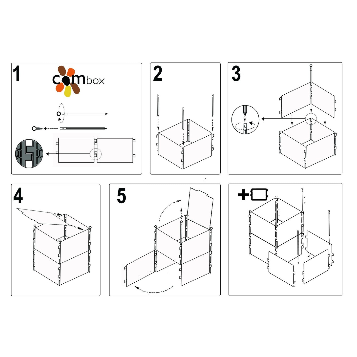 Varilla para compostador Combox