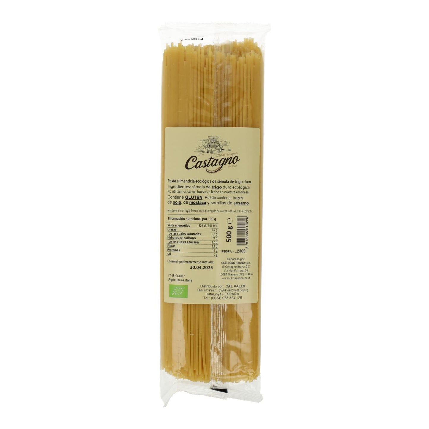 Spaghetti au blé dur ECO Castagno 500 g