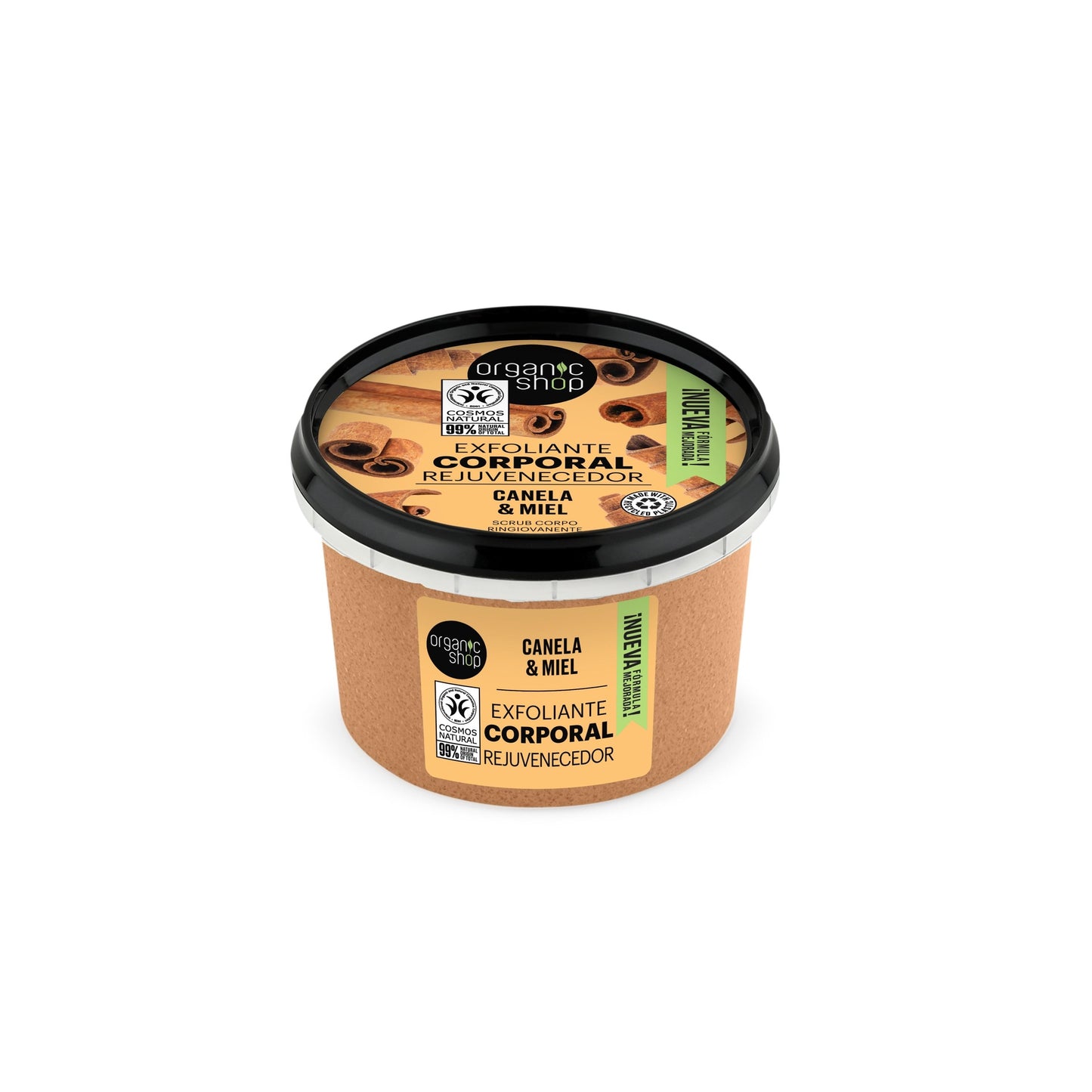 Verjüngendes Körperpeeling Zimt Organic Shop 250 ml