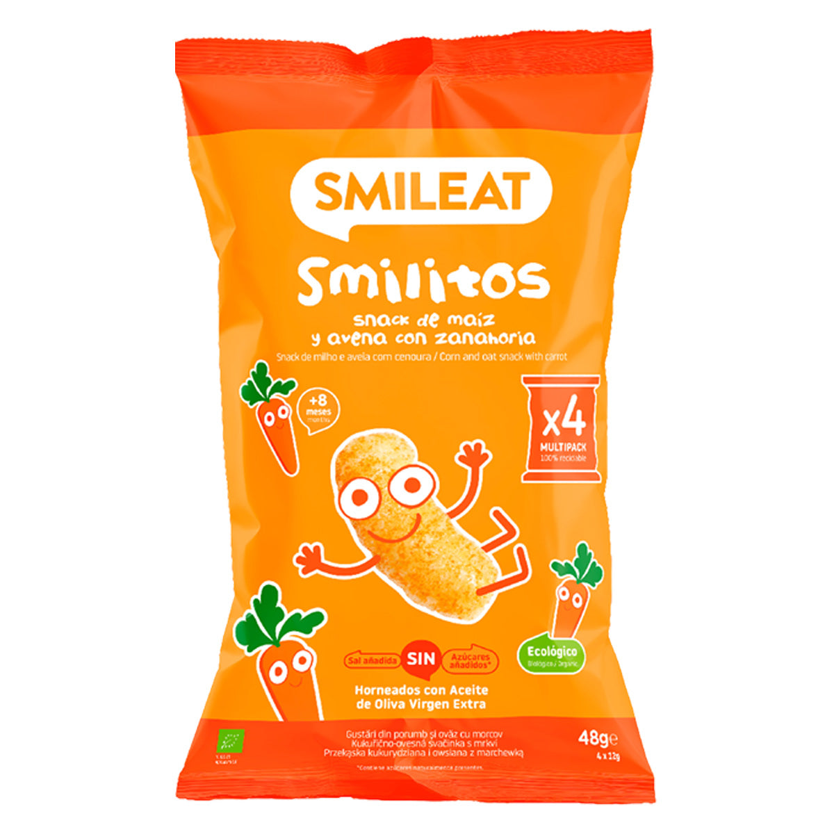 Confezione mista di Smilitos BIO Smileat 4 sacchetti