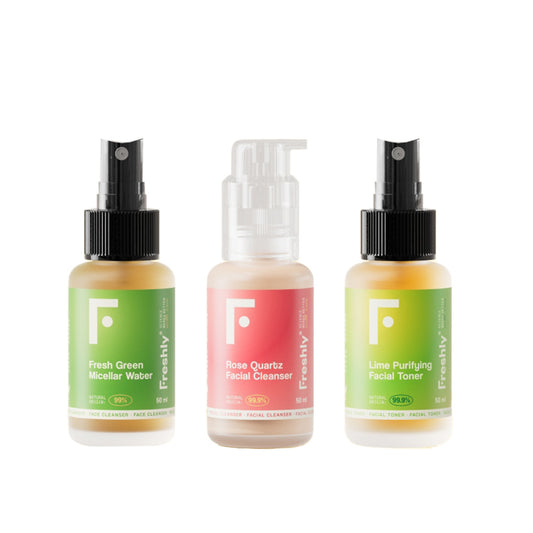 Cofanetto Mini Cleanser Trio, Freshly Cosmetics