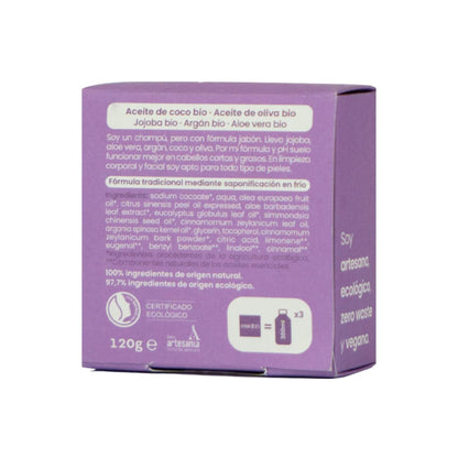 Festes Öko-Shampoo, 120 g Essabó