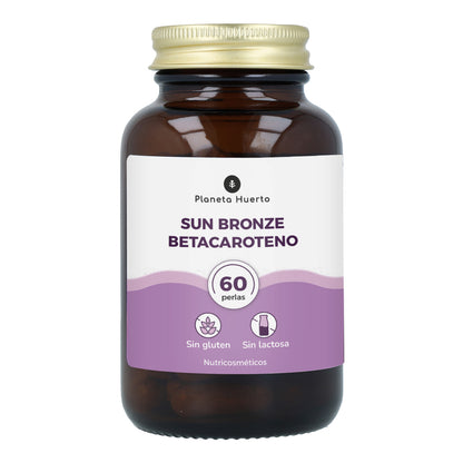 3er-Pack Sun Bronze Beta-Carotin Planeta Huerto 60 Kapseln
