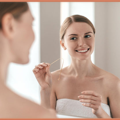 Raschietto per lingua in rame Arista ayurveda