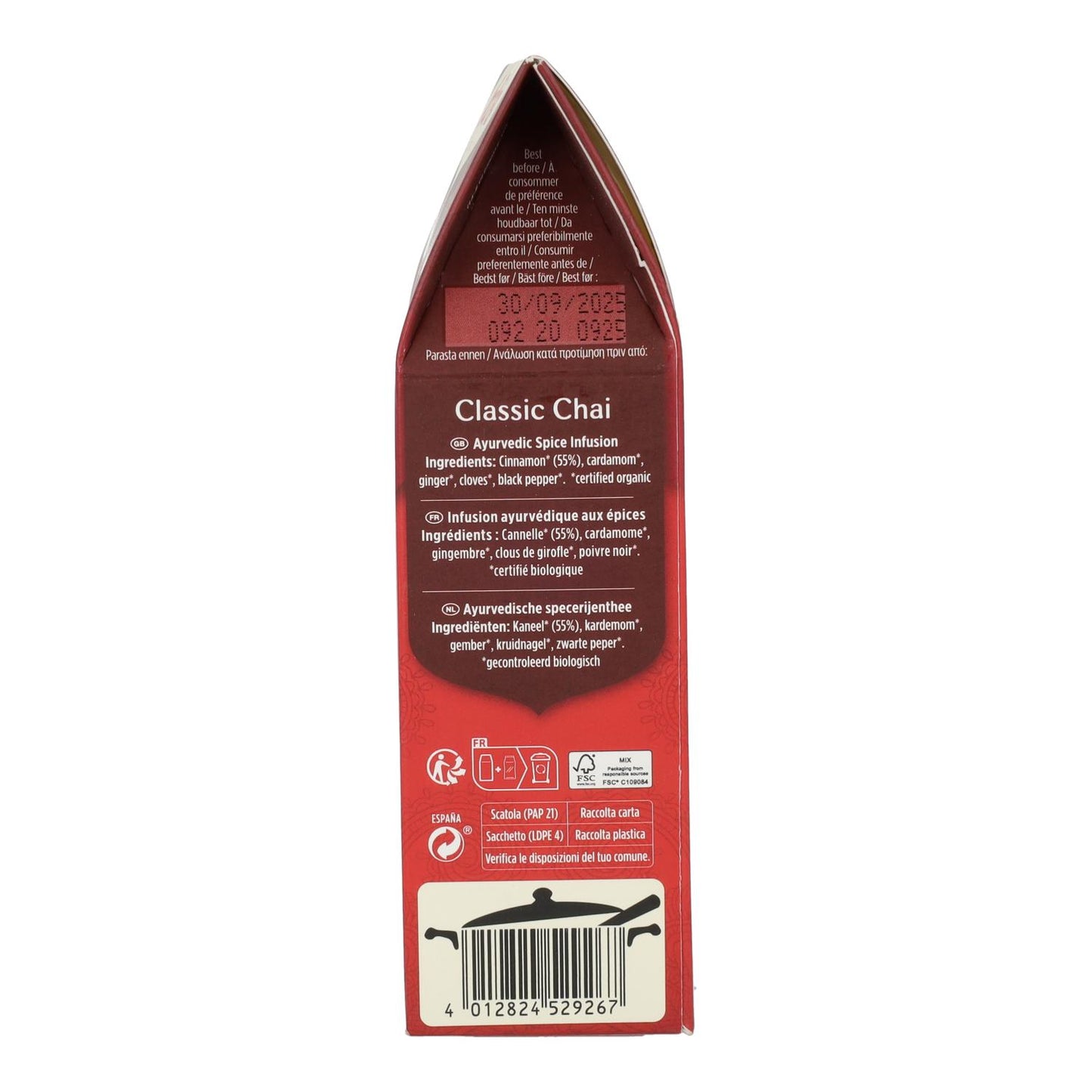 Thé Yogi BIO Classic Chai, 90 g