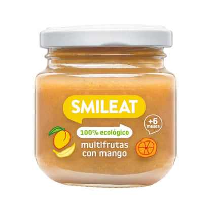 Pack petits pots de fruits +6 mois Smileat 5 unités de 130 g