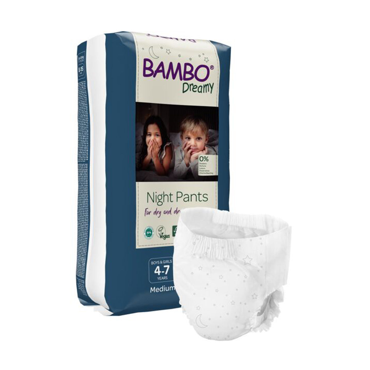 Spodnie nocne Bambo Dreamy rozmiar M (15-35 kg) 10 szt. Bambo Nature