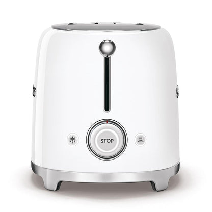 SMEG 2-slot 50s Style toaster, white