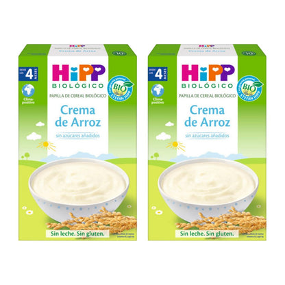 2-pack glutenfri risgröt bio +4 månader HiPP 200 g