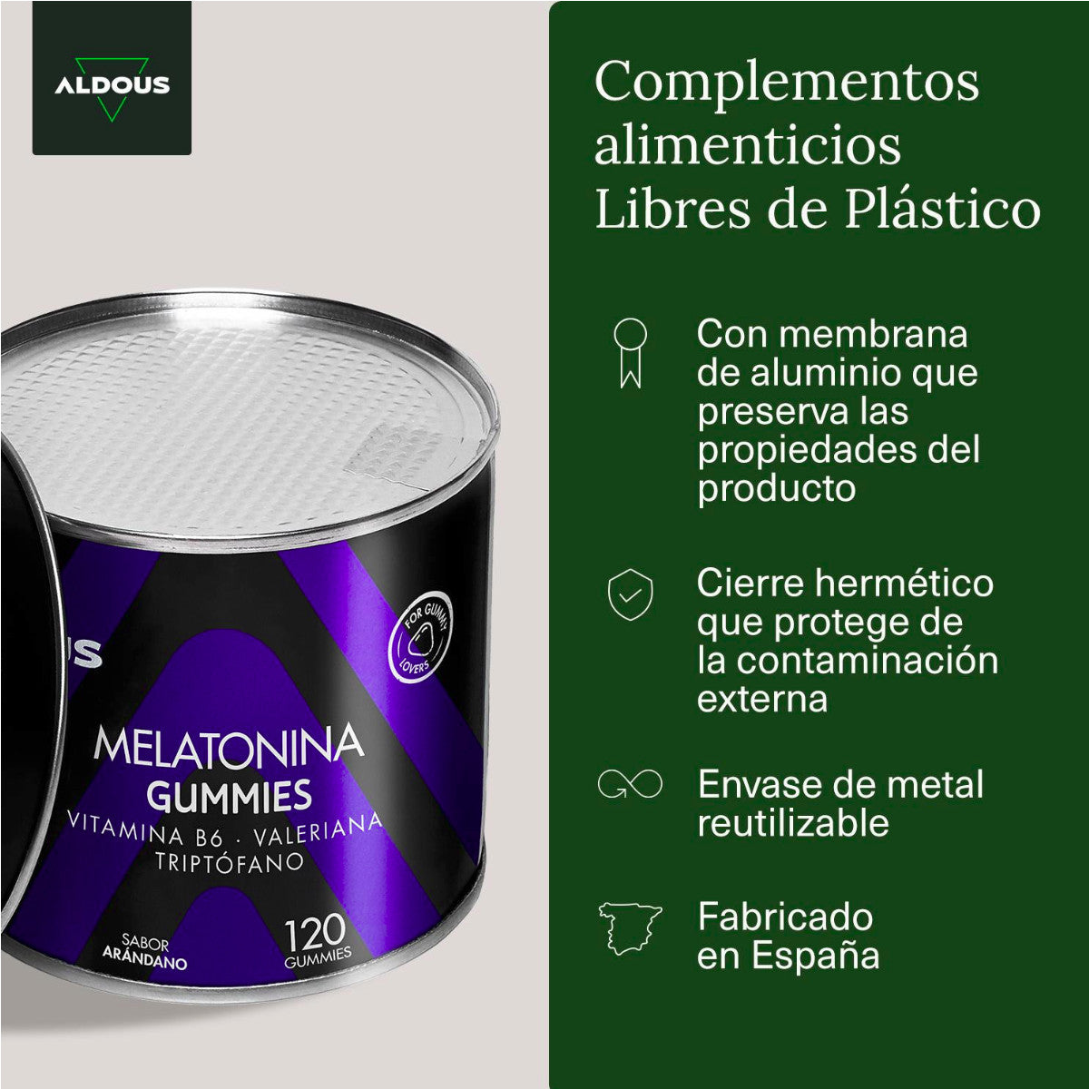 Melatonin in Gummibärchen Aldous 120 Gummibärchen
