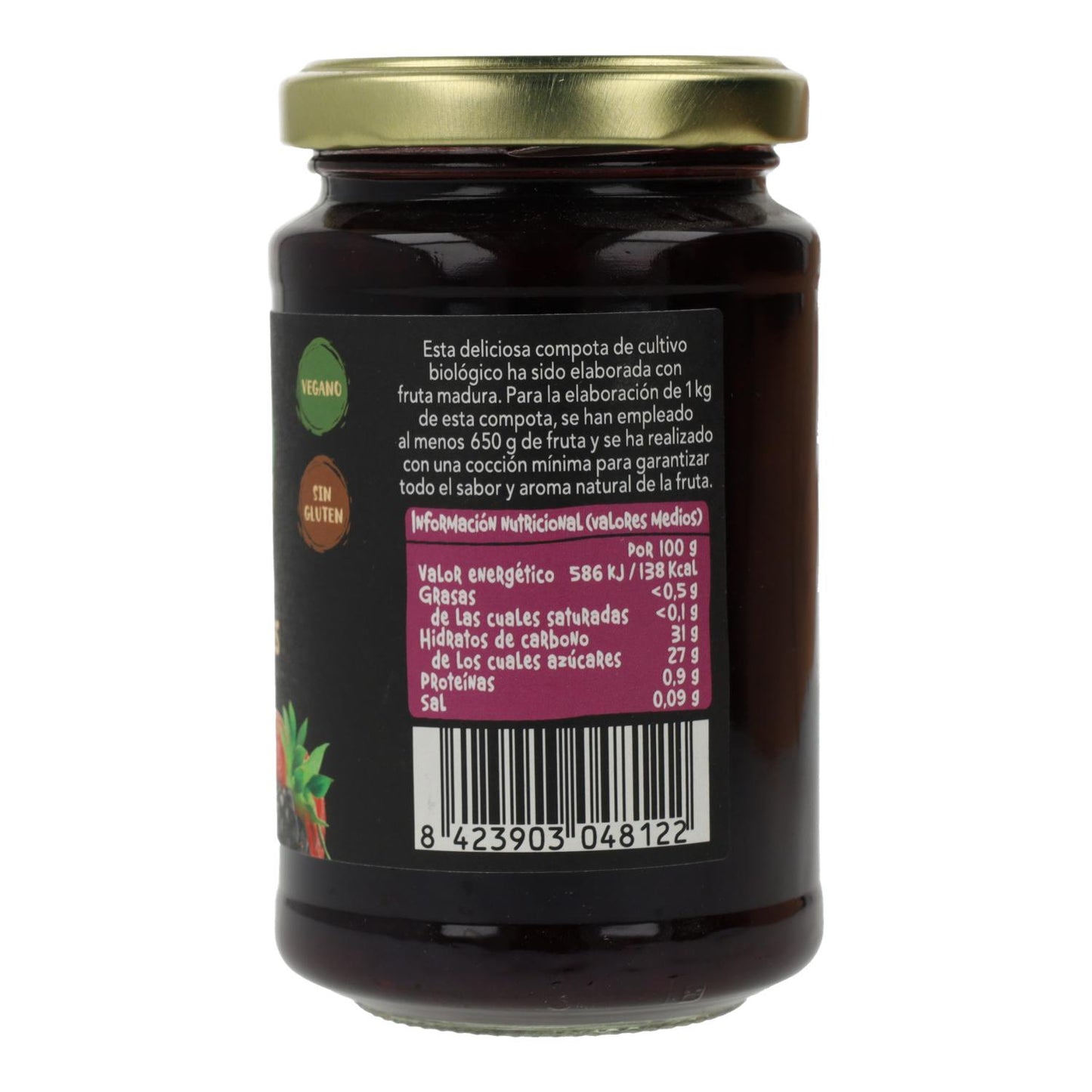 Composta di frutti rossi BIO Biocop 265 g