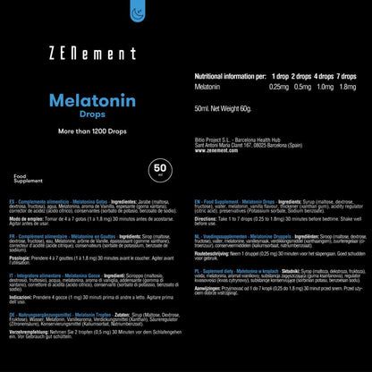 Melatonin-Tropfen Zenement, 50 ml