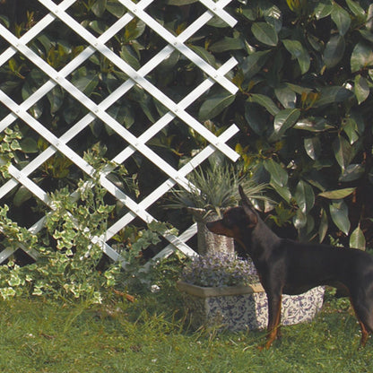 Uitrekbaar PVC-gaas 0,5x1,5 m wit Trelliflex Nortene